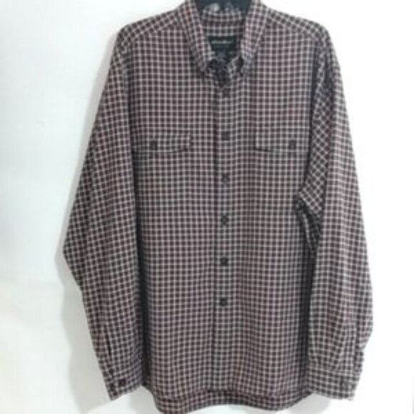EDDIE BAUER CASUAL LONG SLEEVE BUTTON DOWN DRESS SHIRT SIZE XL - Picture 9 of 9